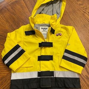 Boys Yellow Fireman Raincoat  - 2T Oshkosh